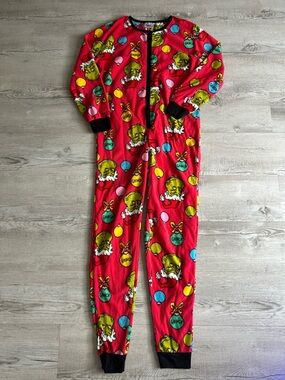 Red Grinch One-Piece Pajama